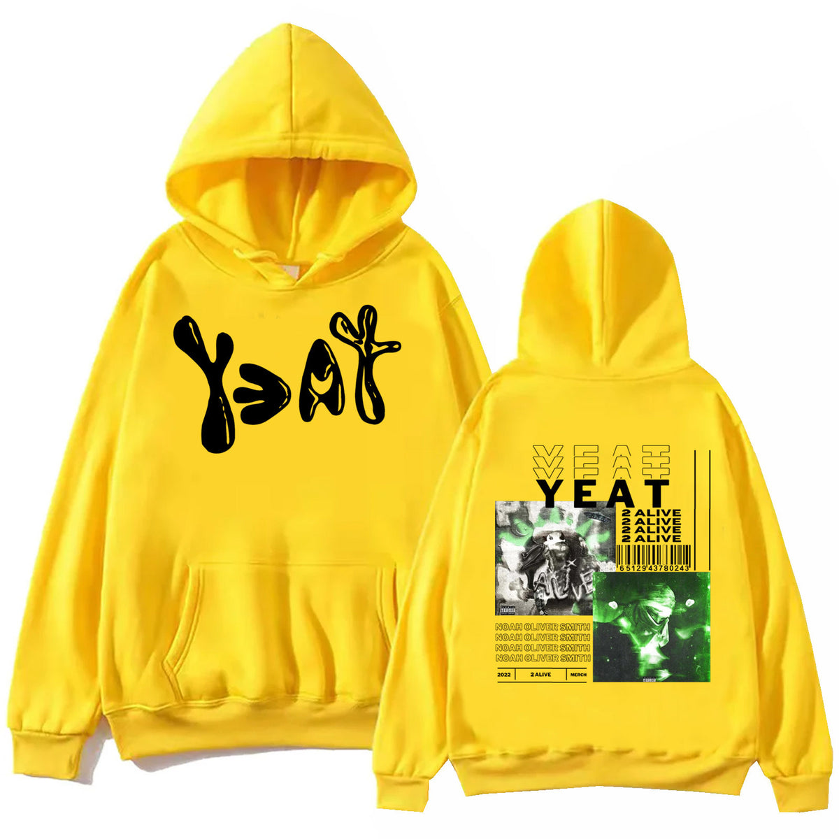 Yeat 2093 Hoodie Harajuku Hip Hop Pullover Tops Sweatshirt m