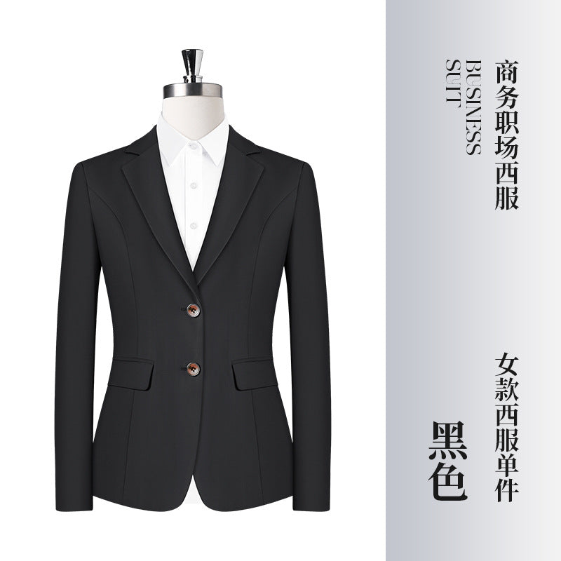 Business Wear Men's and Women's Same-style Suit Autumn and Winter Fashion Slim-fit Business Suit Women's Pants Vest Dress