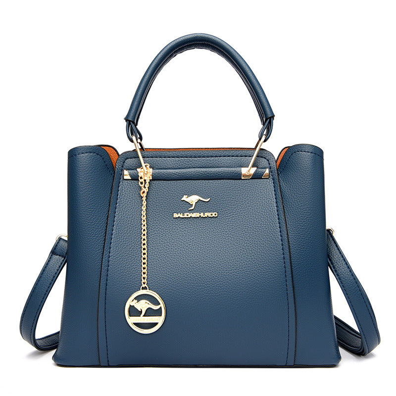 Autumn 2024 New Women's Bag Large Capacity Middle-aged Mother's Handbag Simple All-match Large Capacity Women's Shoulder Bag