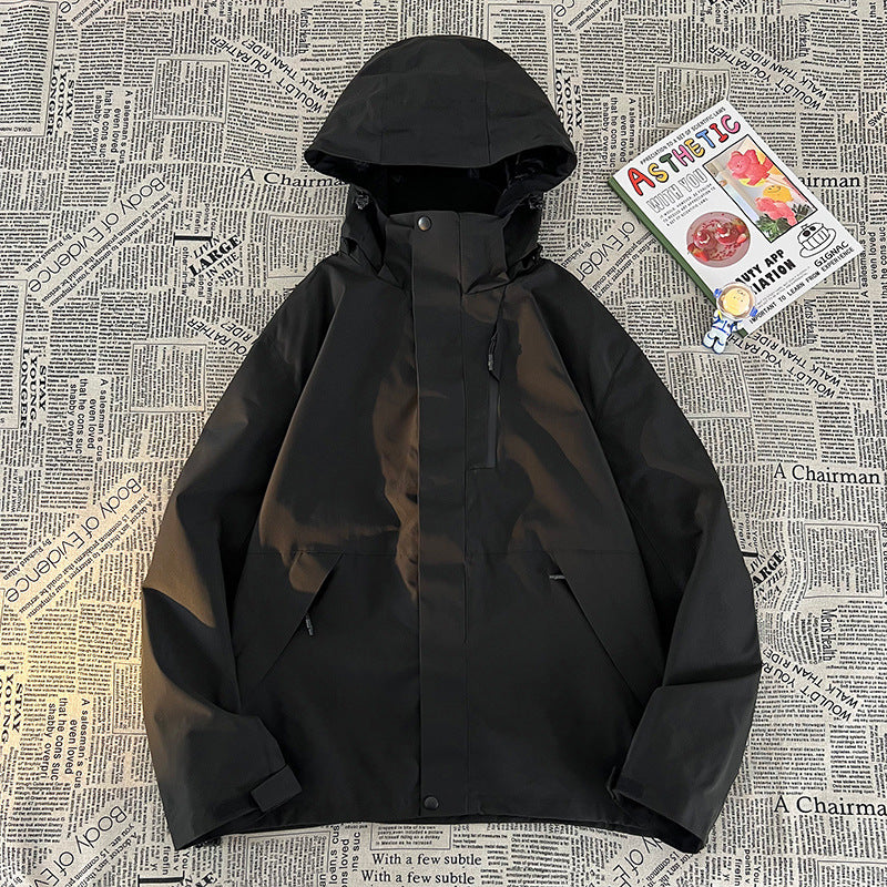 Jack Chuanyang Mountain Trendy Brand Outdoor Rush Jacket Couple's Jacket Men's and Women's Three-in-One Removable Windproof Waterproof Suit