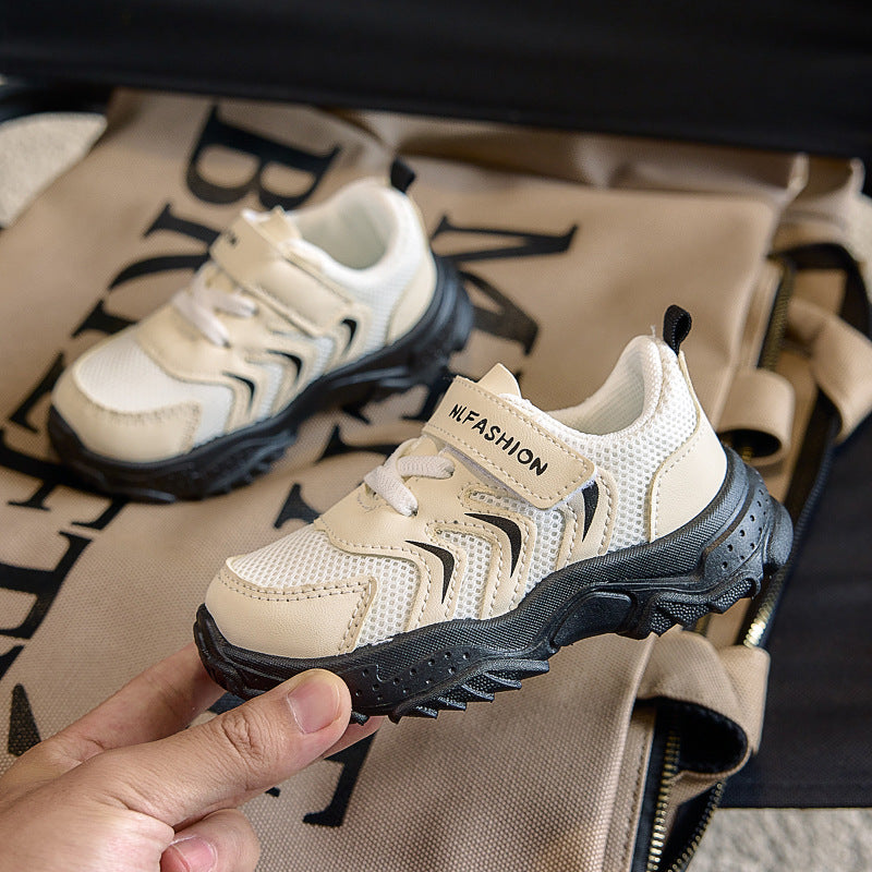 Children's Sports Shoes 2025 Autum New Girls' Lightweight Shock-Absorbing Outdoor Kidsren's Shoes Breathable Boys' Shoes