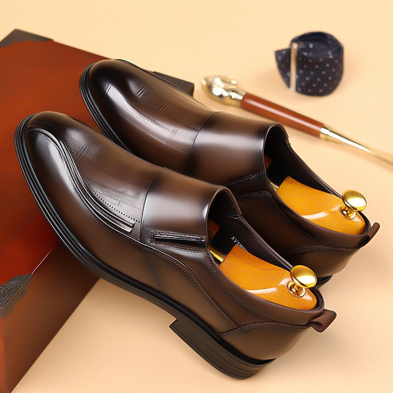Men's shoes 2024 new business formal shoes men's Korean trend British pointed wedding shoes a generation of hair