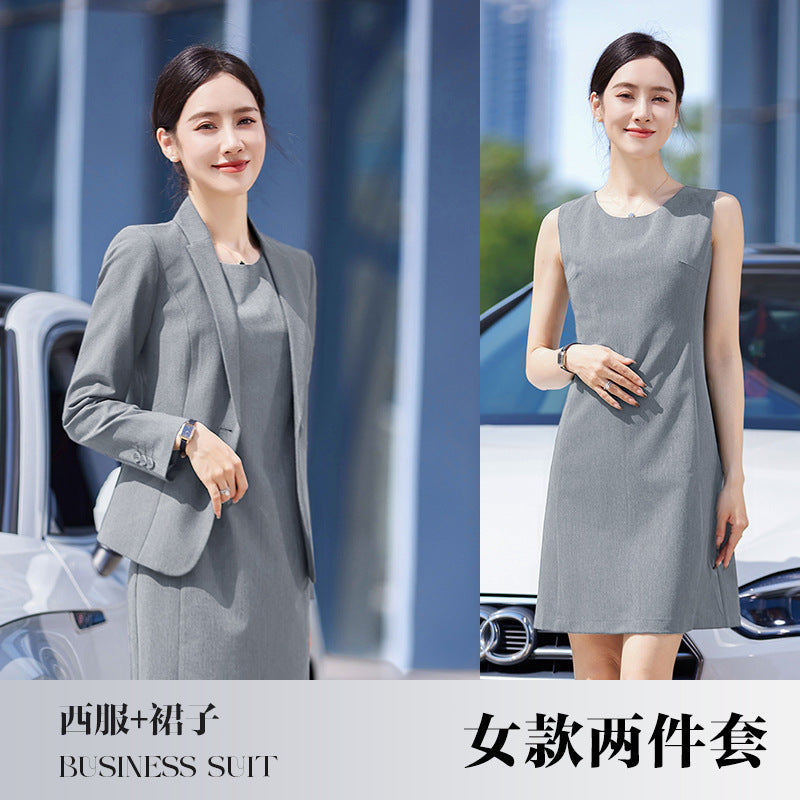[Fashion Suit] Men and women sell formal business suits formal suits Slim fit business suits 4S shop overalls suits