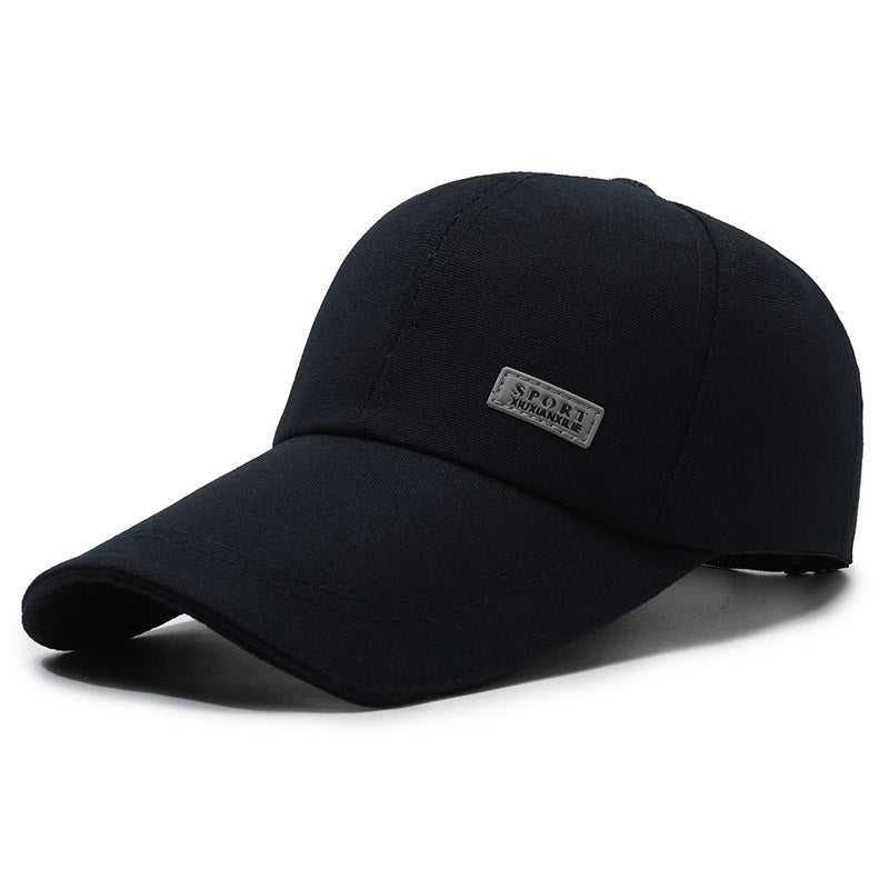 Hat Men's Summer Korean Style Casual Peaked Hat Outdoor Sun Hat Women's Baseball Cap Spring and Autumn Sun Protection Sun Hat