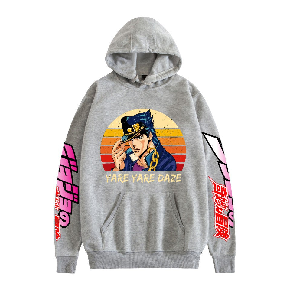 New wonderful adventure printed hoodie loose casual men's and women's trendy autumn and winter cross-border sweater Hoodies