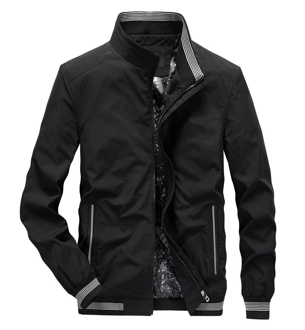 Autumn New Men's Business Casual Jacket Men's Outdoor Youth Men's Coat Jacket Stretch plus size