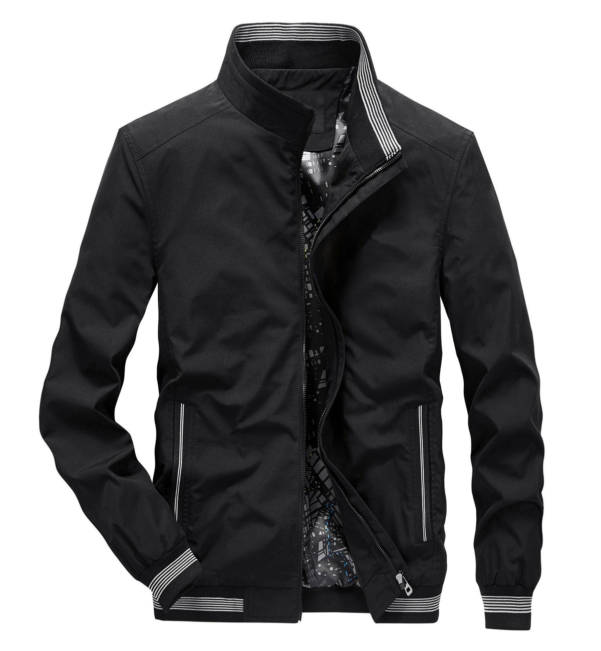 Autumn New Men's Business Casual Jacket Men's Outdoor Youth Men's Coat Jacket Stretch plus size