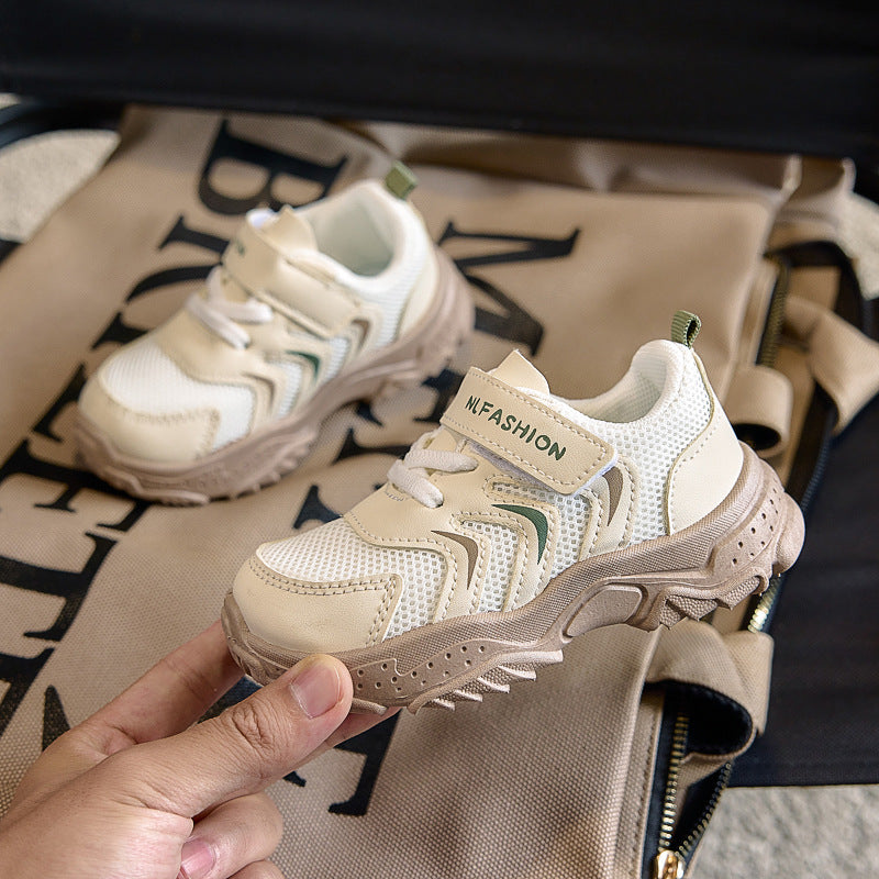 Children's Sports Shoes 2025 Autum New Girls' Lightweight Shock-Absorbing Outdoor Kidsren's Shoes Breathable Boys' Shoes