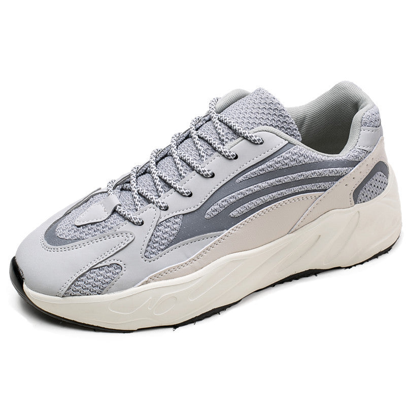 Torre Shoes Men's New Coconut 700 Men's Shoes Men's Trendy Mesh Breathable Casual Running Sneakers