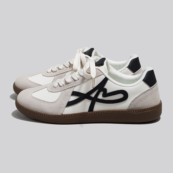 Breathable Soft-Soled White Sneakers for Men and Women, Retro Flats-Soled Forrest Gump Training Shoes, Versatile Casual Sports Shoes F8863