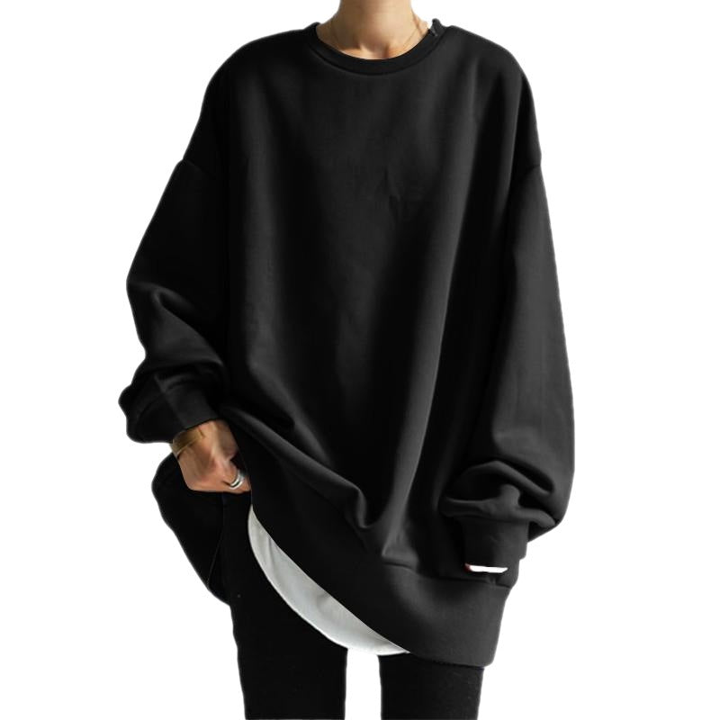 AliExpress new sweater 2022 winter OL temperament Korean women's pullover crew neck Loose Women's sweater