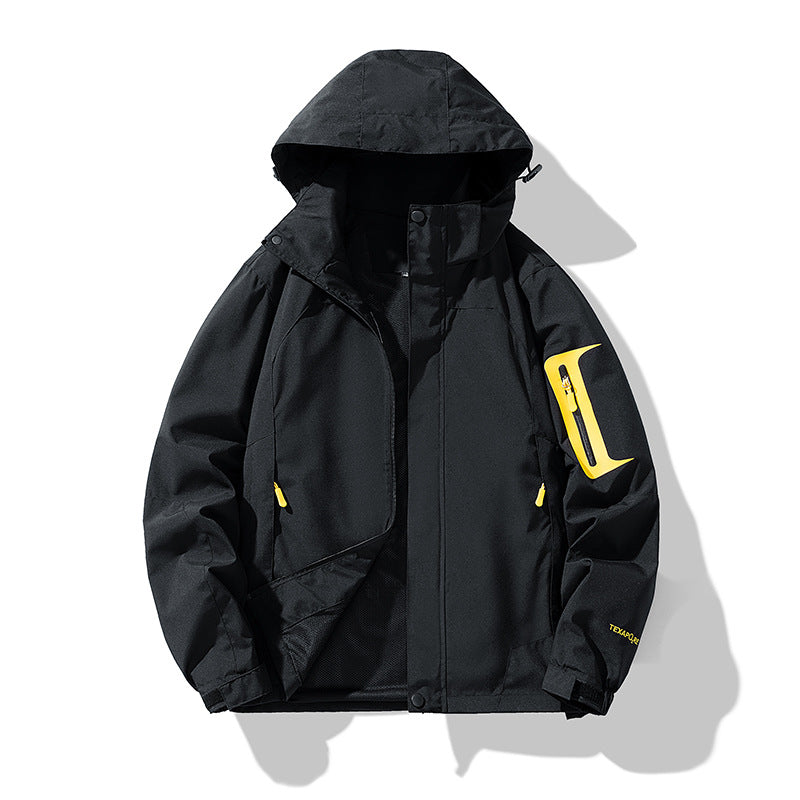 New Youth Jackets, Men's and Women's Mountaineering Jackets, Spring & Fall Color Matching Casual Jackets, Couple Wear, Outdoor Windbreakers