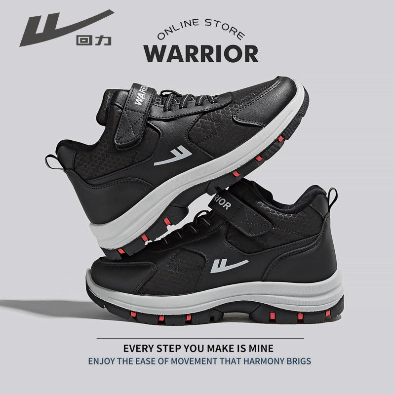 Domestic Cotton Shoes, New Winter Models, Women's Leather Shoes, Waterproof Men's Shoes, Dad's Shoes for Middle-Aged and Elderly People, Fleece-Lined Warm Shoes, Sports Shoes