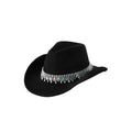 Men's and Women's European and American Elegant Hats, Unique Jazz Cowboy Hats, Tassels, Gemstones, Rhinestone Accessories, Belts, Wedding Engagement