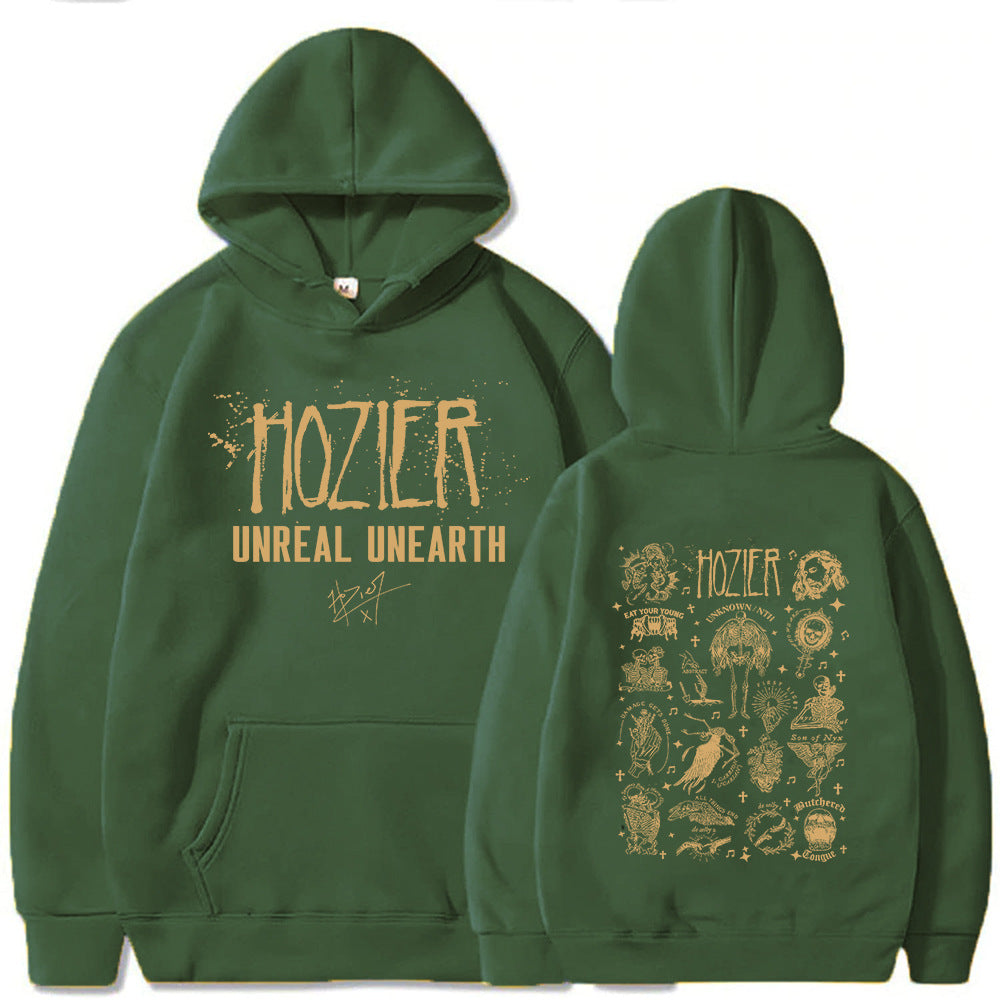 Hozier Unreal Unearth Tour Hoodie Women Men Pullover Vintage