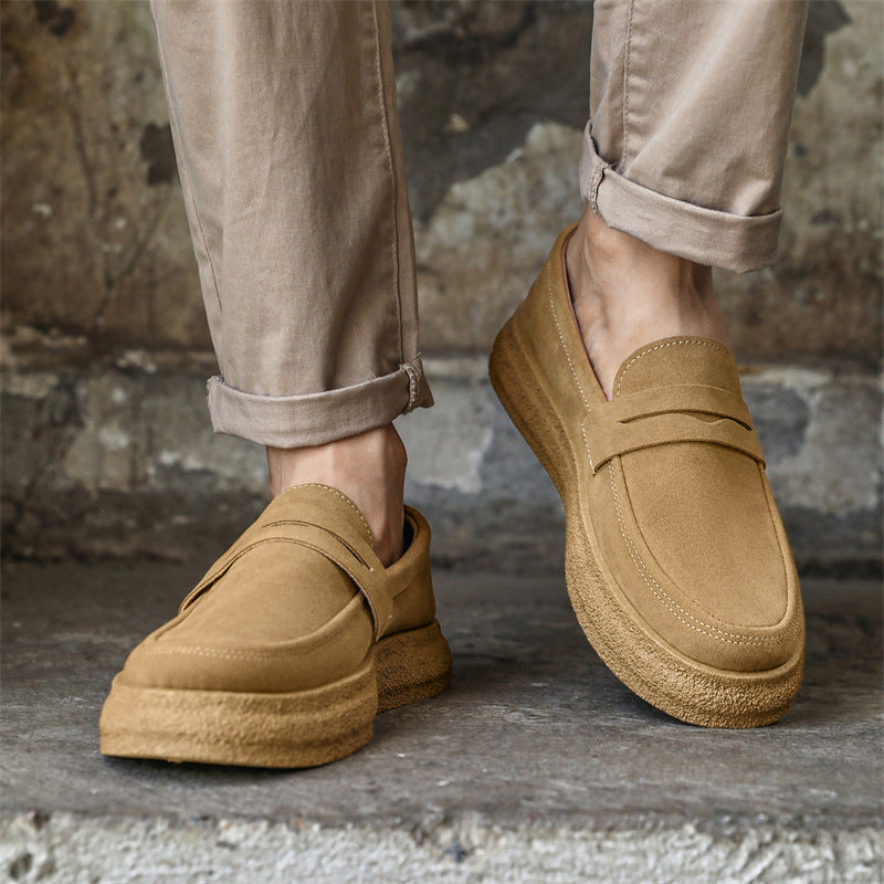 Cross-Border Men's Loafers, Beanie Shoes, 2025 Summer New Style, Casual Driving, Lightweight and Comfortable Lazy Shoes, One-Legged Shoes