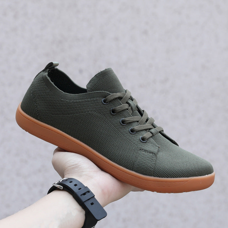 Cross-Border Large Size Men's Casual Breathable Barefoot Wide-Toe Shoes for Couples Outdoor Cycling and Running Lightweight Sports Shoes Wholesale