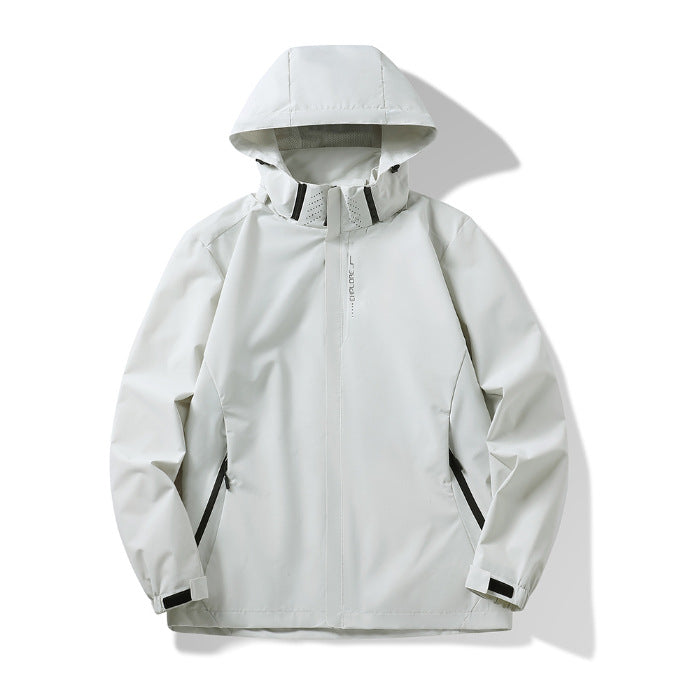 Jackets for Men and Women, Versatile Jackets for Couples, Windproof, Waterproof and Windproof, Removable Outdoor Mountaineering Jackets with Logo