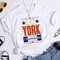 Ladies T Shirt Trend Fashion Casual Summer Loose Top All-match Women T-shirt
