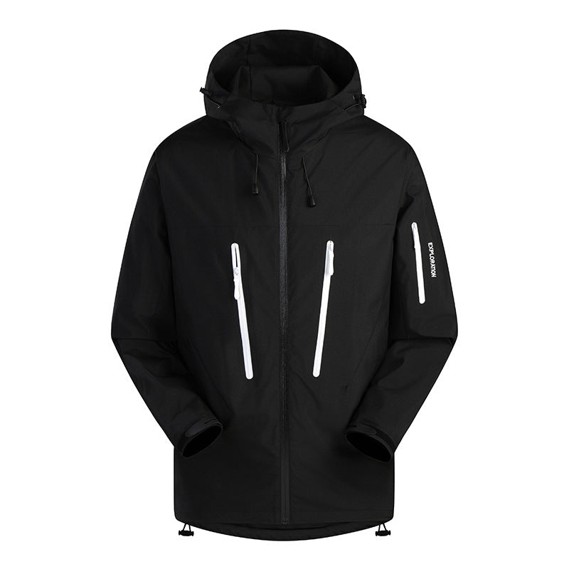 Niaojia Outdoor Jacket, Year of the Dragon Limited Waterproof and Windproof Men's and Women's Trendyy Jacket with Heat-Sealed Rubber
