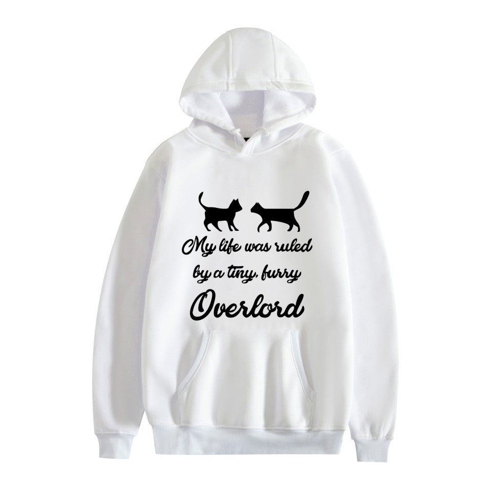 Cross-border overlord peripheral hoodie cartoon cartoon print autumn and winter men's and women's hooded sweater