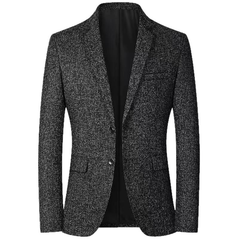 In-Stock Men's Suits for Spring and Autumn, Casual Single-Piece Men's Blazers, Wrinkle-Free Dad Coats, Export Cross-Border