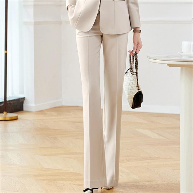 Spring New Workplace High Sense Women's Suit suit Commuter Professional Dress Fashion Elegant apricot Suit Jacket