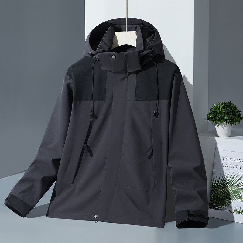 Jacket men's spring and autumn jacket men's and women's outdoor leisure sports windproof waterproof couple windbreaker Mountaineering