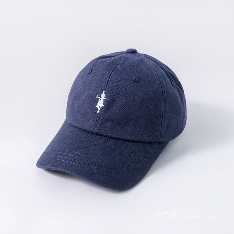 2025 New Hats for Men and Women in Spring and Summer Curved Brim Soft Top Peaked Caps Trendy Running Special Versatile Sunshade Breathable