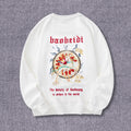 New Style National Trend Embroidered Sweatshirt for Men, Pure Cotton Loose Fit Men's Jacket, Round Neck Youth Couple's Outfit, Youth Fashion Wholesale