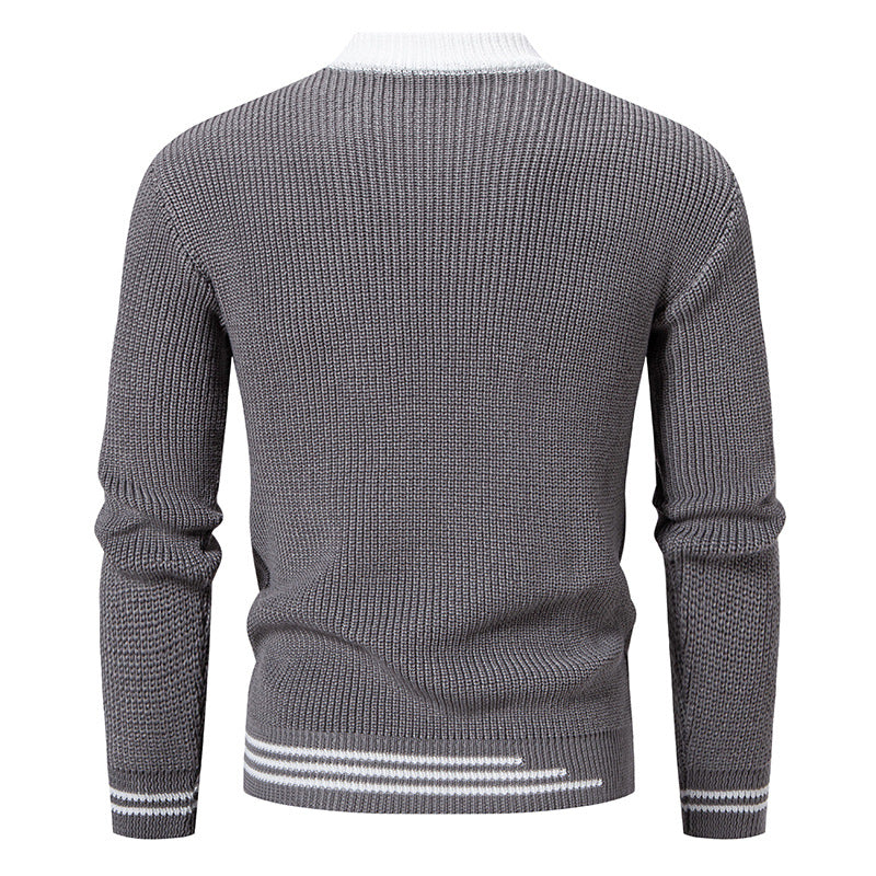 Sweater sweater men Amazon foreign trade cross-border sweater men's sweater personalized plus size inside men's wholesale