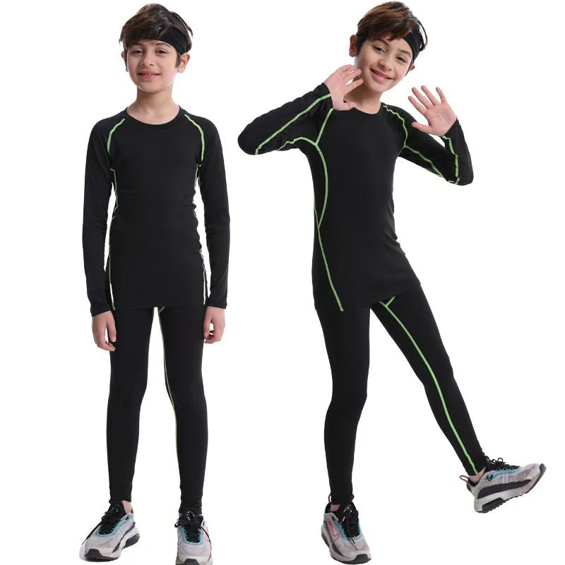 Children's Leggings Training Clothes Quick-drying suit Students Basketball Football Running Fitness Kids Sports Leggings