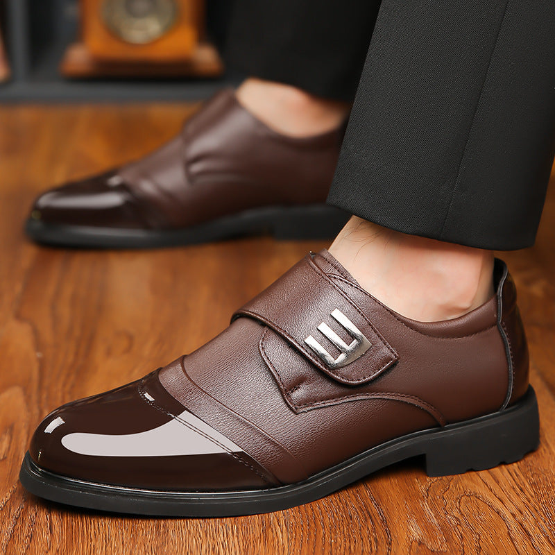 Cross-Border spring men's business formal wear men's shoes casual leather shoes British trendy soft bottom shoes Korean style leather shoes wedding