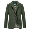 European and American Specially Designed for Spring & Fall Jackets for Men, Middle-Aged Suits, Pure Cotton Casual Small Suits, Large Size Men's Jackets, Men's Suits
