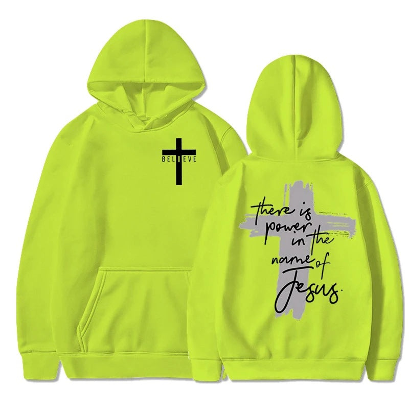 Women/Men Christian Faith Essential Hoodies There Is Power I