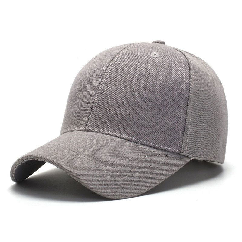 Fashion Trendy Hats for Men Korean Style Solid Color Baseball Cap Versatile Sun Protection Summer Women's Sun Hat Casual Baseball Cap Trendy