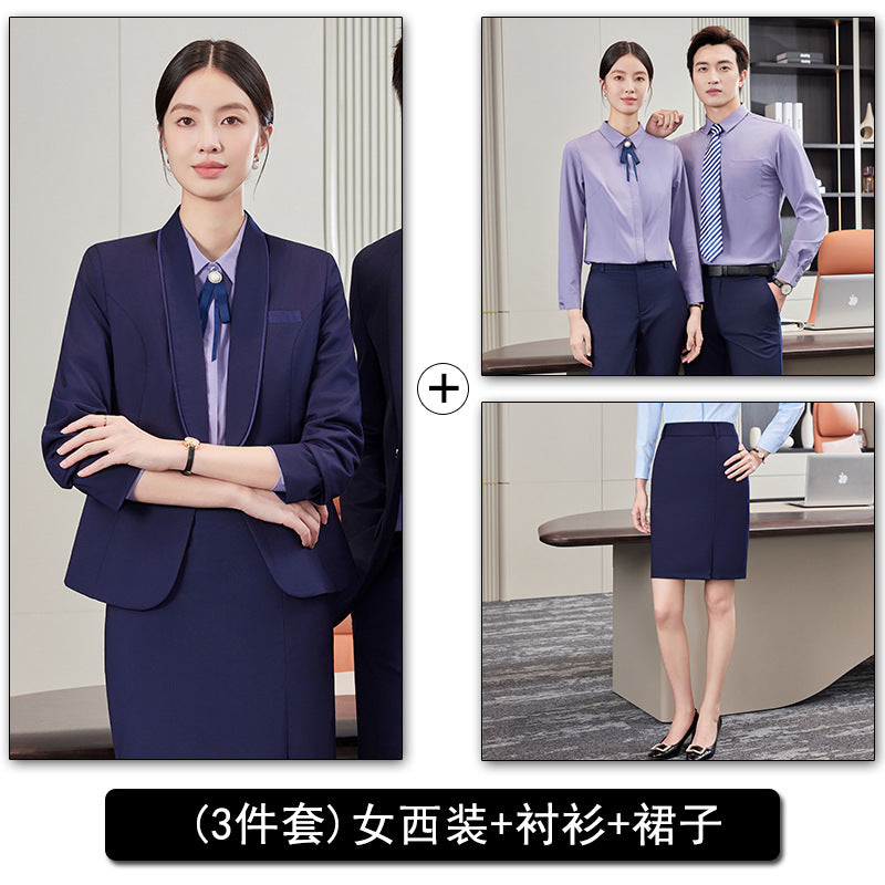 Professional Vest Suit Suit Female Property Jewelry Hotel Ktv Front Desk Receptionist Beautician Work Clothes