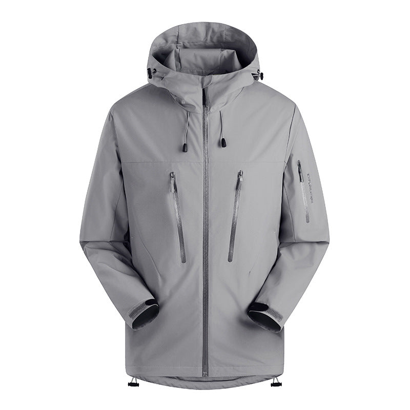 Niaojia Outdoor Jacket, Year of the Dragon Limited Waterproof and Windproof Men's and Women's Trendyy Jacket with Heat-Sealed Rubber