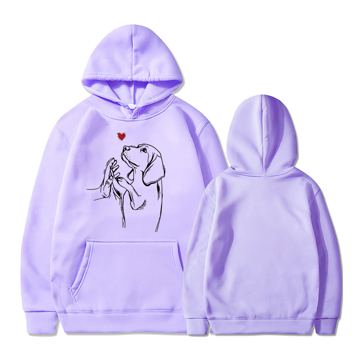 2024 Men's and Women's New Women's Printed Long Sleeve Hoodie Sweatshirt