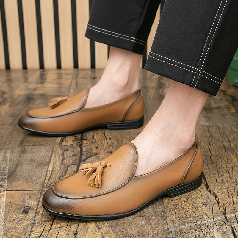 Men's Shoes Cross-border 47 plus size New Loafers Fashion Men's Footwear Casual Leather Shoes Trendy Stylist Lazy Shoes
