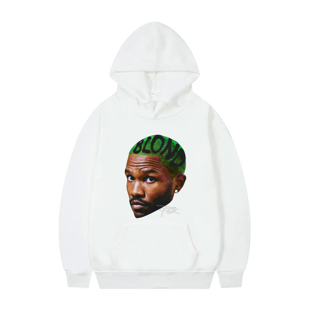 Rapper Frank Vintage Head Graphic Hoodie Men Women Ocean Hip