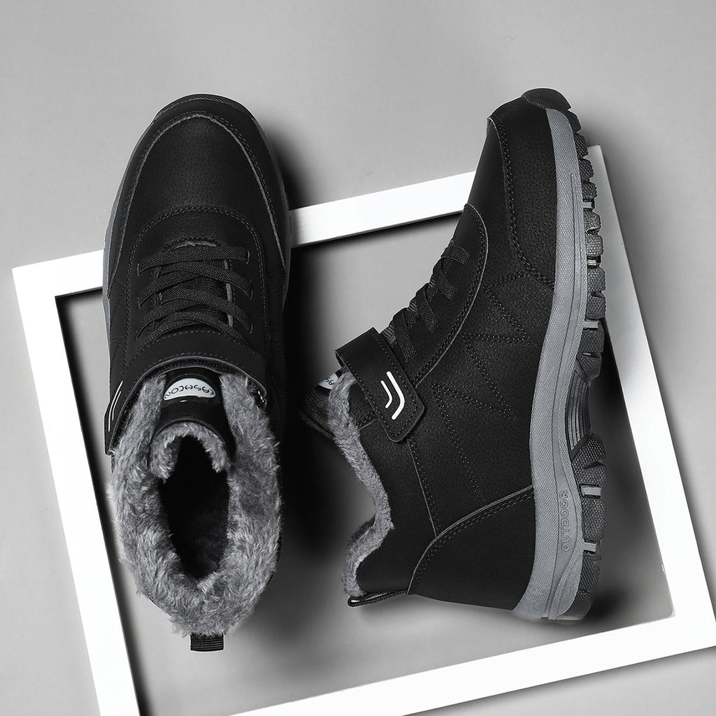 2025 High-Top Cotton Shoes Winter Hot Style Men's Warm Snow Boots 36-45