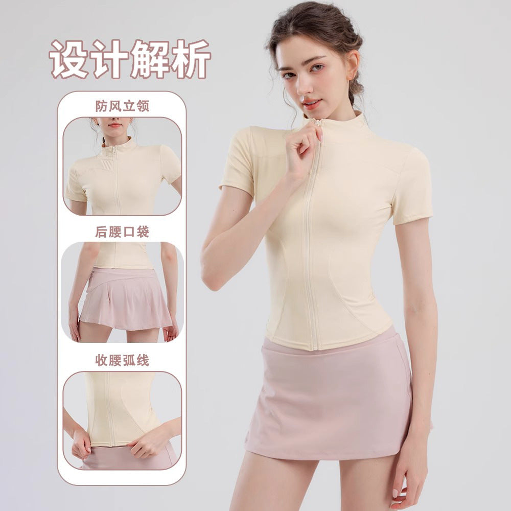 Sportswear suit Women's Summer New Quick-Dry Fashion Training Riding Fitness Running Skirt Professional Yoga Clothing