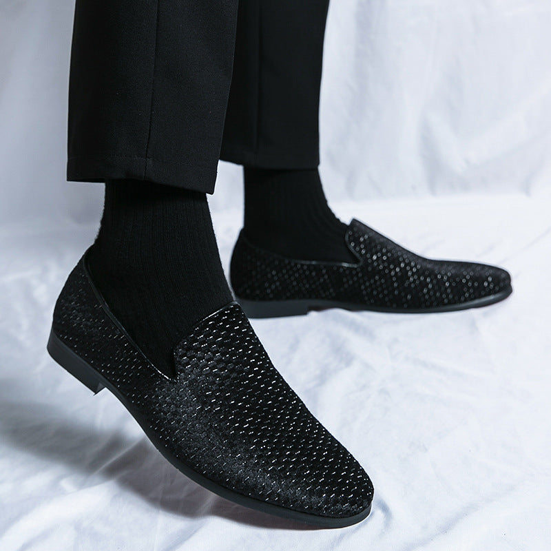 Leather2025 Spring and Summer New Style Loafers Men's Shoes Large Size Shoes 38-47 Size Leather Shoes Men's Slip-On Business Men's Shoes