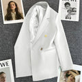 Green Small Blazer for Women 2025 Spring New Style Slimming Internet Celebrity Street Top Trendy Women