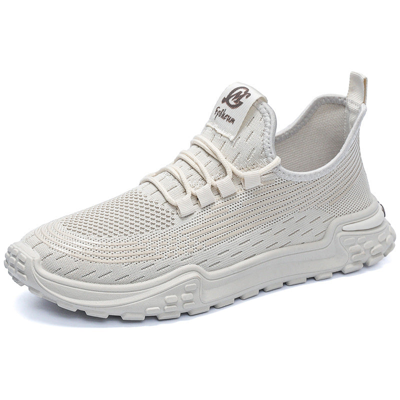New Arrival All-Match Thin Men's Shoes Spring and Summer Lightweight Non-Slip Cloth Shoes Fly-Woven Breathable Sneakers Men's Shoes Casual sneaker