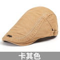 Hat Men's Spring and Summer Beret All-match Casual Sunscreen Hat Sun Hat Men's Fashionable Summer Cap Forward Hat