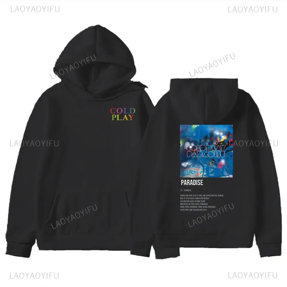 2025 Retro Street Pop Band Hoodies Men's Fashion Pullover Co