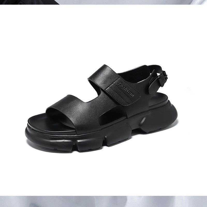 Roman Sandals Men's Summer Beach Shoes Men's Sports and Leisure Outerwear Men's Thick-Soled Sandals 4881-R