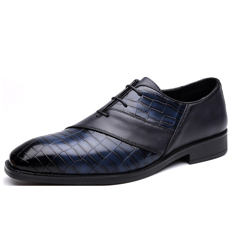 British Men's Business Formal Casual Leather Shoes Pointed Toe European and American Trendy Shoes for Men